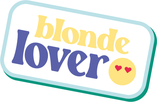 blonde lover sticker