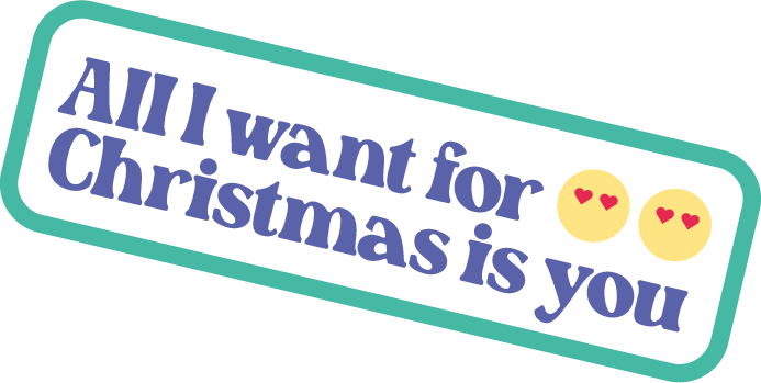 Sticker All I want for Christmas is you